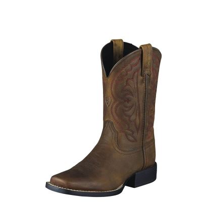 Ariat Western: Quickdraw Botas Western Niños - Marrones (CBQMH1356)